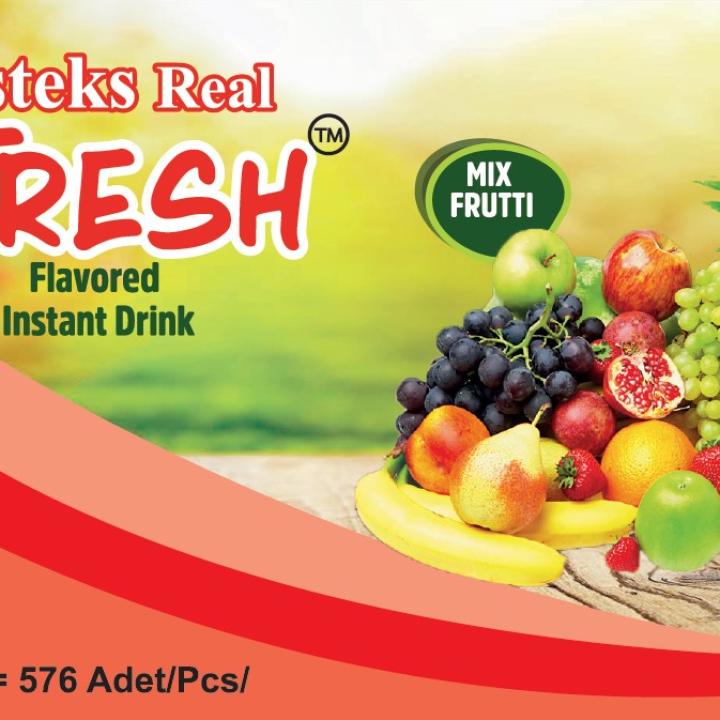 Mıx fruitti aromatisé ınstant drink