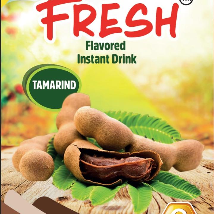 Bebida instantânea com sabor a tamarindo