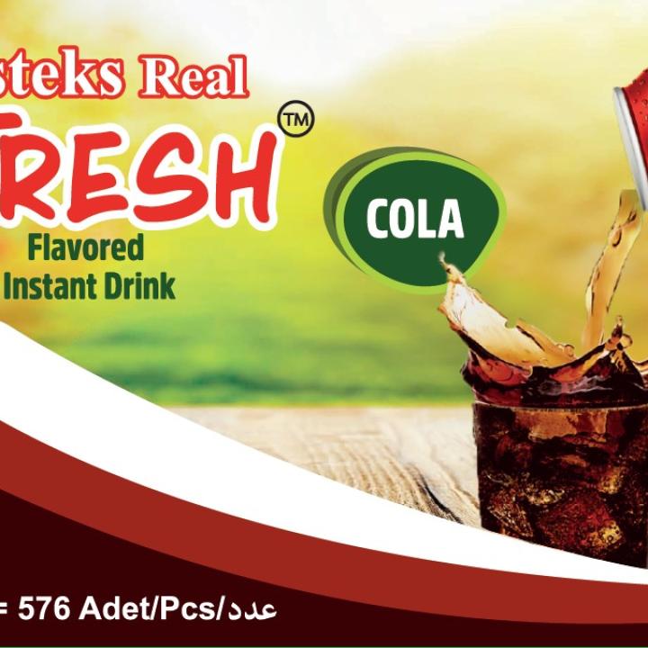 Boisson instantanée aromatisée au cola