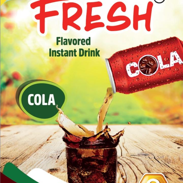 Boisson instantanée aromatisée au cola